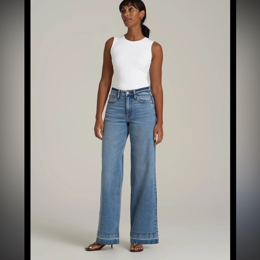**TALL** American Tall LUNA High Rise Wide Leg Jean - Picture 2 of 9